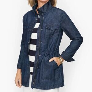 Talbots Twill Field Jacket Size XL NEW
